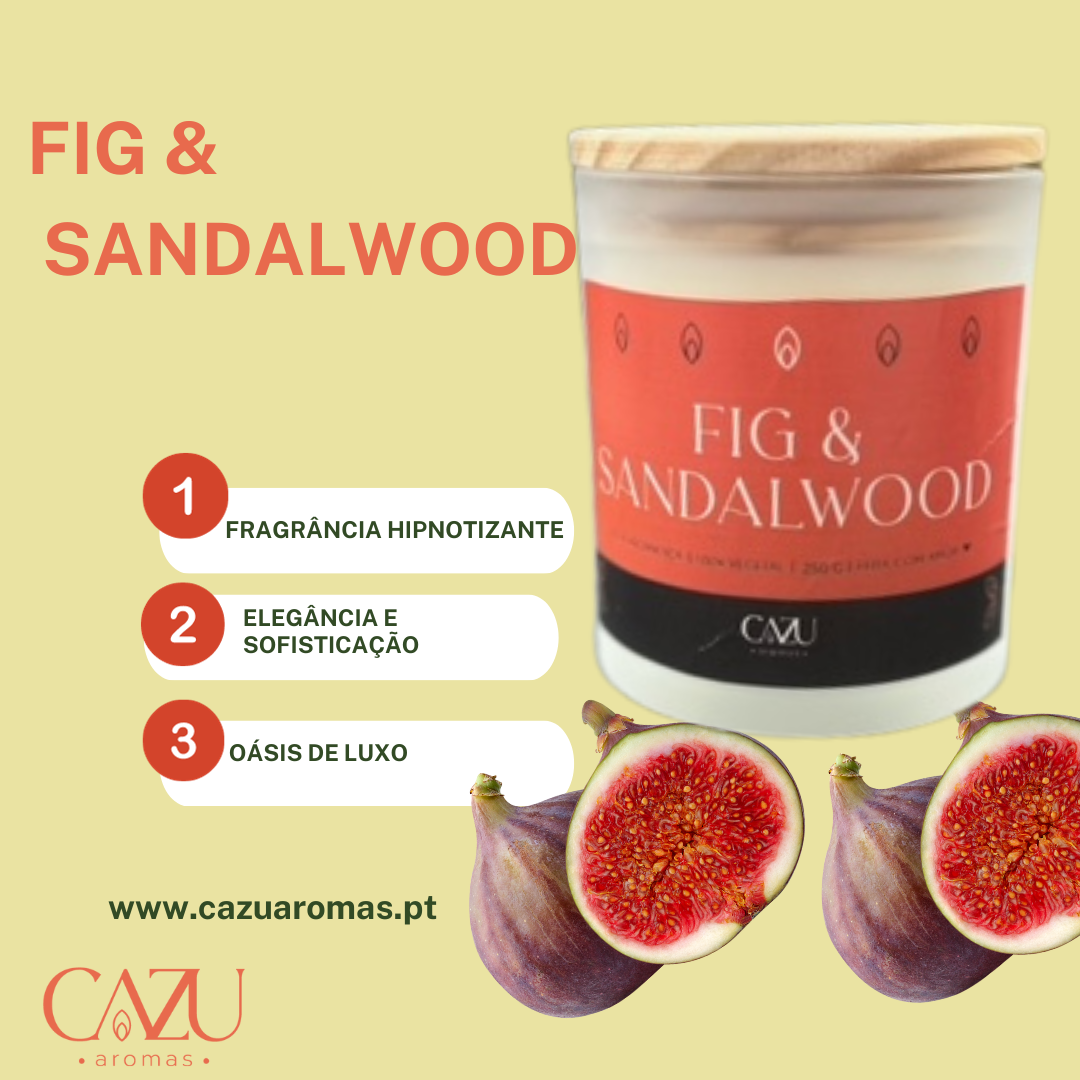 Vela Aromática Fig & Sandalwood